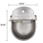 Steel Water Dispenser Bowl